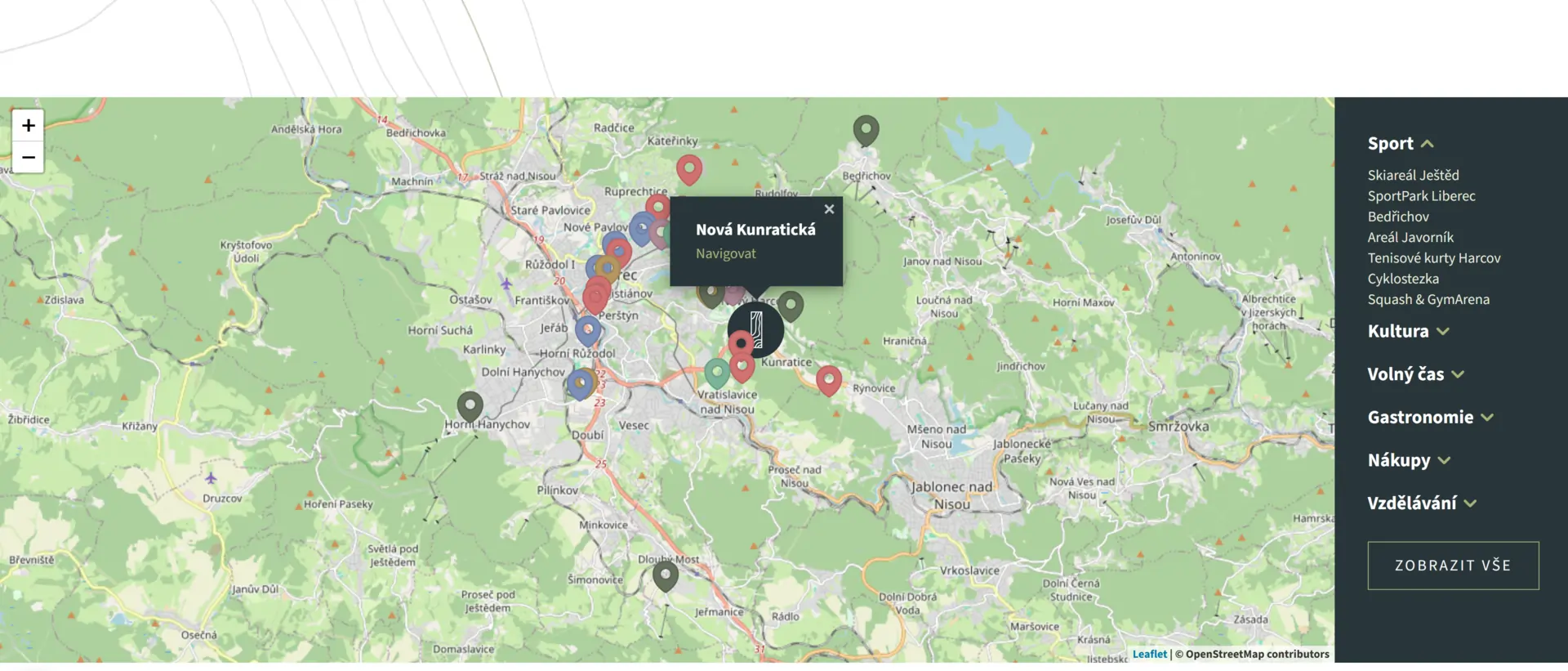 Web Nová Kunratická